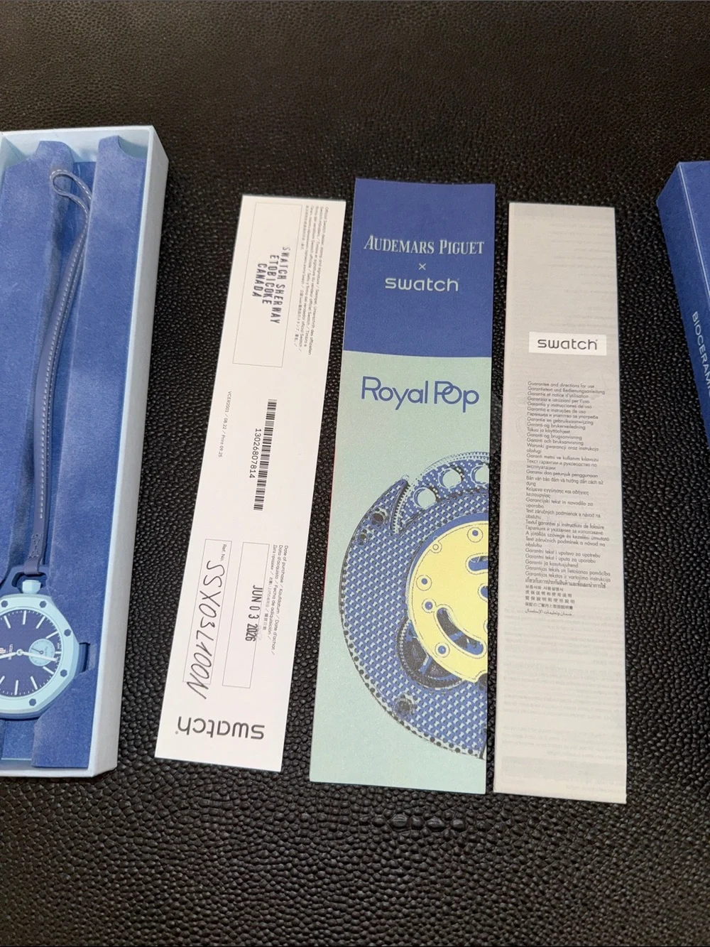 Audemars Piguet Royal Pop Lan Ba Blue Watch with Blue Strap